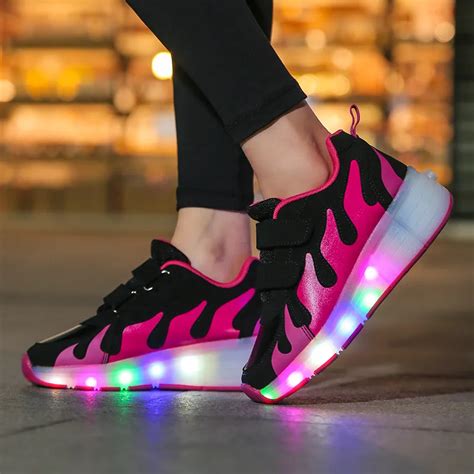 shoes with wheels that light up|adult size light up shoes.